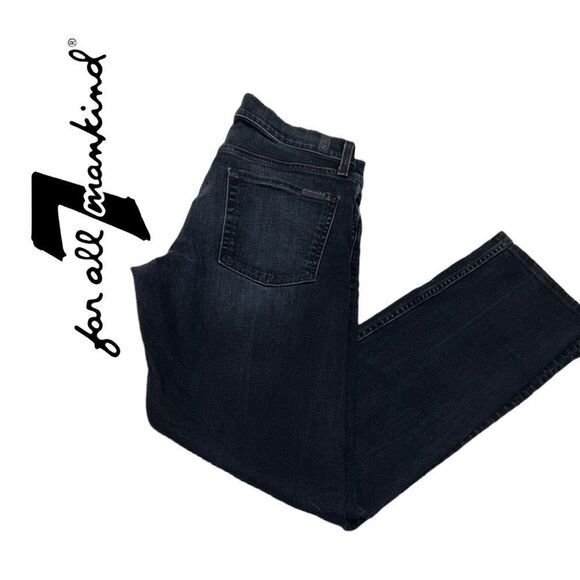 7 For‎ All Mankind Women’s Slimmy Dark Indigo Jeans - Size 30 - Picture 1 of 3